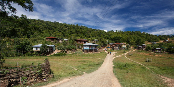 Myanmar-India border