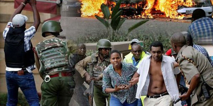 Terror attack in a hotel in Nairobi