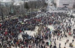 Mass protests in Kyiv puts city of 3 million in danger while subway was suspended